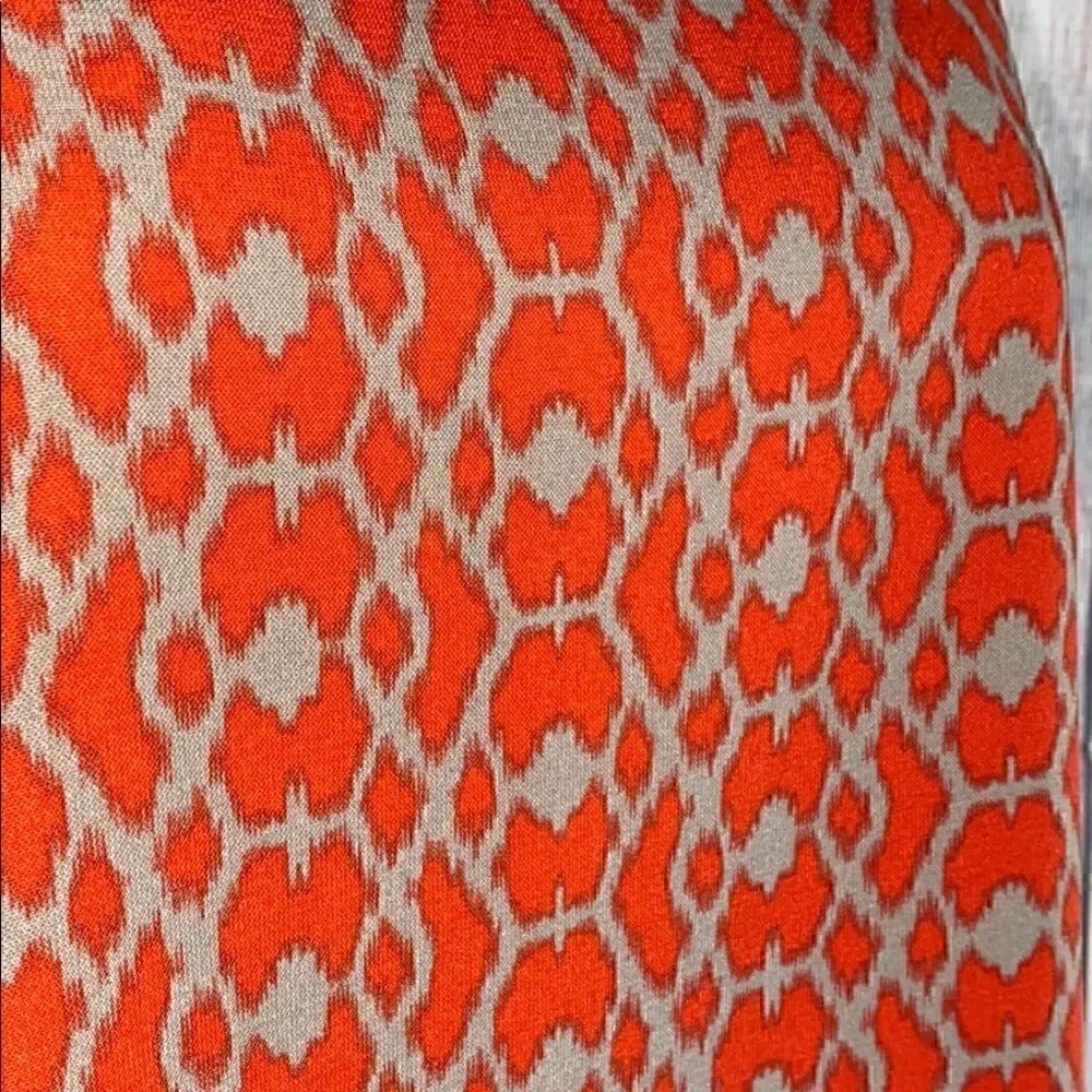 Three Eighty Two Dress Womens Size‎ XS Chiffon Geo print shift mini Hi low light